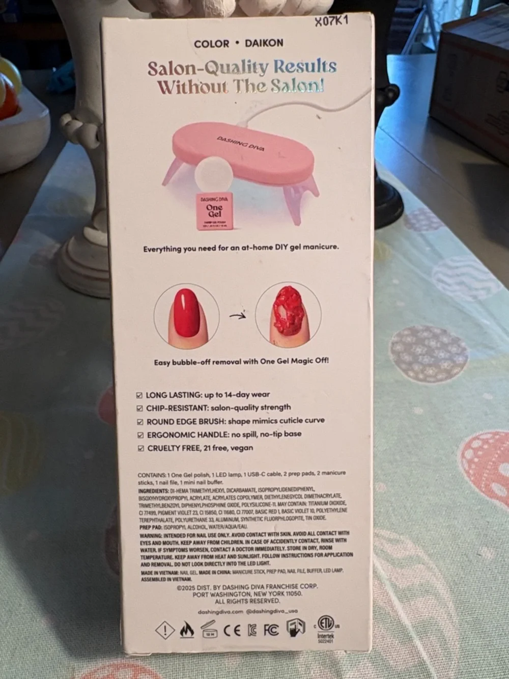 Dashing Diva One Gel 1-Step LED Gel Polish Starter Kit - Pink - Picture 2 of 5